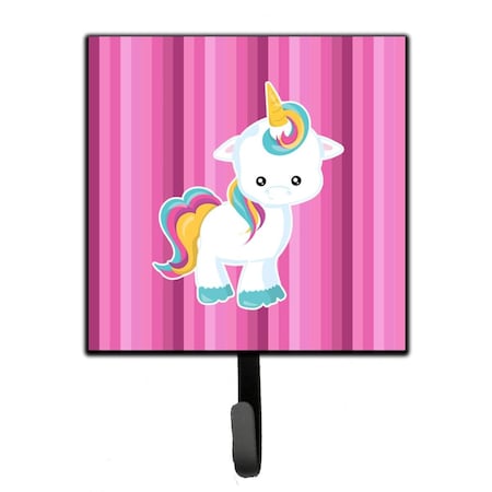 Jensendistributionservices Pink Stripes Unicorn Leash or Key Holder MI1721248